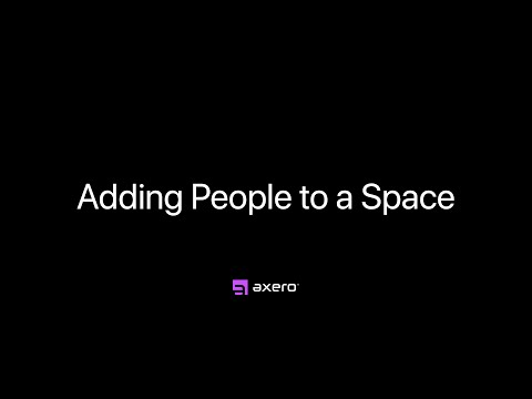 Adding People to a Space — Axero Solutions Intranet