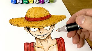 Comment dessiner Luffy facilement - One piece [Tutoriel]