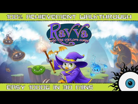 Ravva and the Cyclops Curse - 100% Achievement walkthrough - Easy 1000G in 30mins