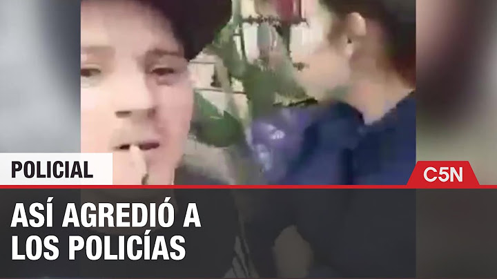 ASÍ AGREDIÓ a POLICÍAS en un ALLANAMIENTO