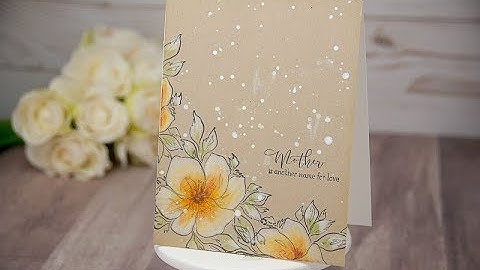Unity Quick Tip: Kraft Color Combo + Coloring Florals on Kraft