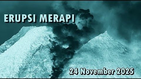 ERUPSI MERAPI (24/11/2025) #merapi #volcano #mountains #siagamerapi