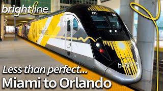 A Less Than Perfect Premium Ride  Miami to Orlando With Brightline!