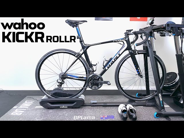 Wahoo wfbktr9bwfprx1l55 kickr rollr indoor bike trainer speedplay pow