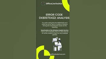 How to Fix Windows Failure Error 0x80070422 | Easy Solutions for Windows Users #WindowsFix #techtips