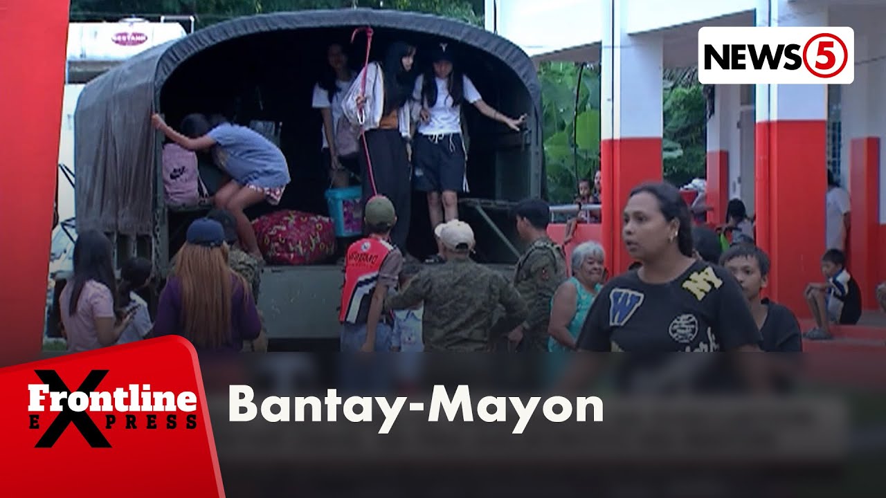 Mga residente at awtoridad, nakaalerto dahil sa pag-aalboroto ng Bulkang Mayon | Frontline Express