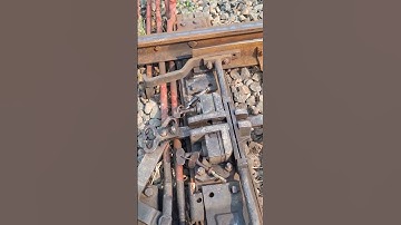 Manual Interlock track switching. #shorts #ytshorts #track #switch