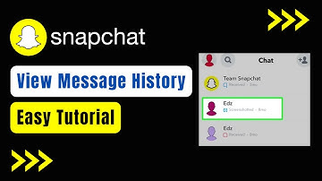 How To View Snapchat Message History !