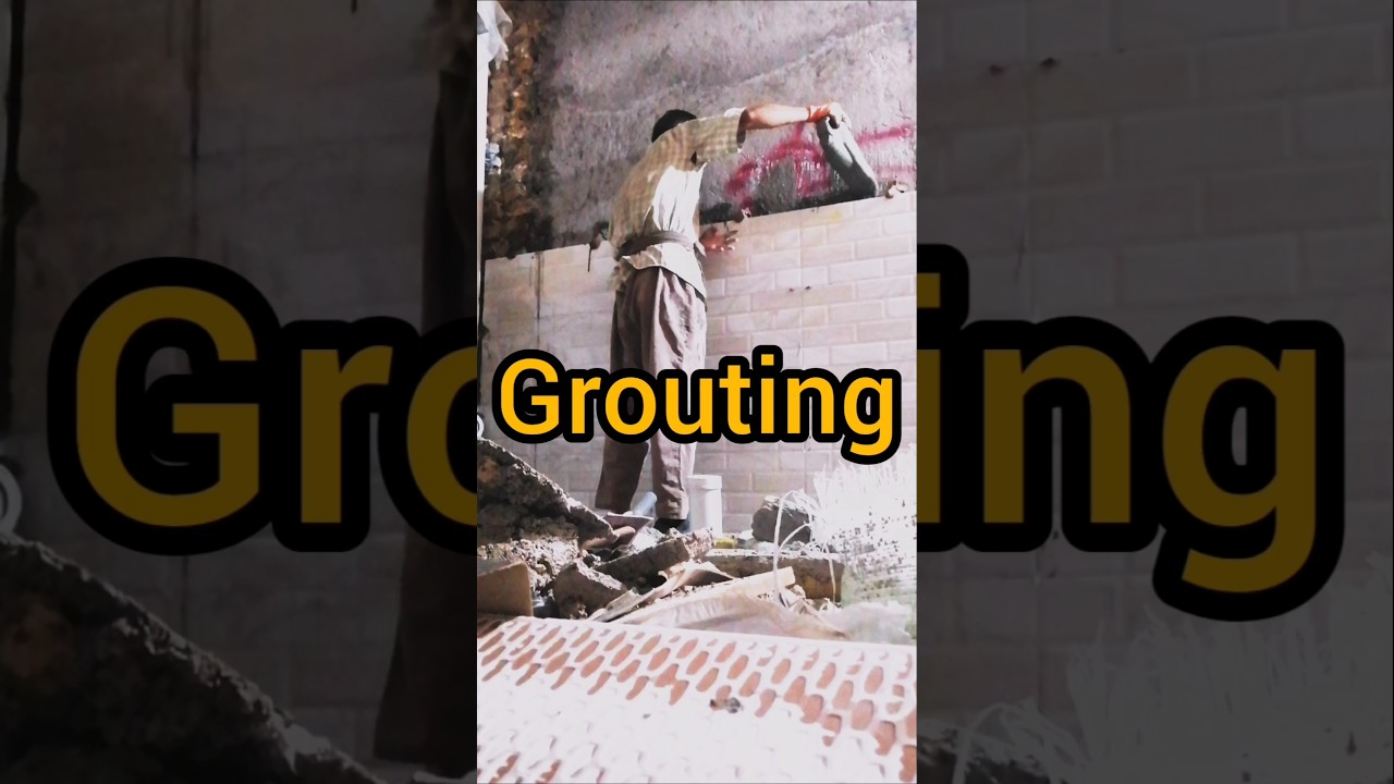 Grout Behind the Tiles!" 