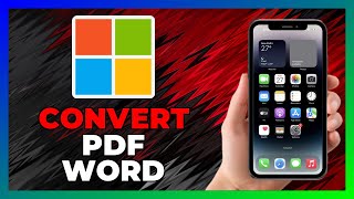 How To CONVERT PDF To WORD WITHOUT LOSING FORMATTING - 2026