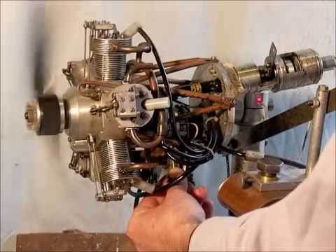 Model Aero Engine - Inertia Starter - YouTube