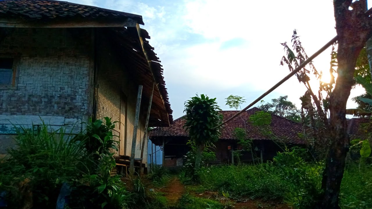 suasana kampung yang damai