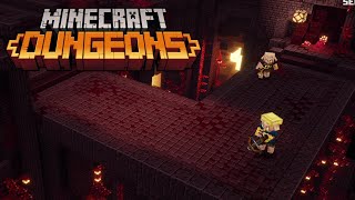 Minecraft Dungeons Flames of the Nether DLC Gameplay Walkthrough