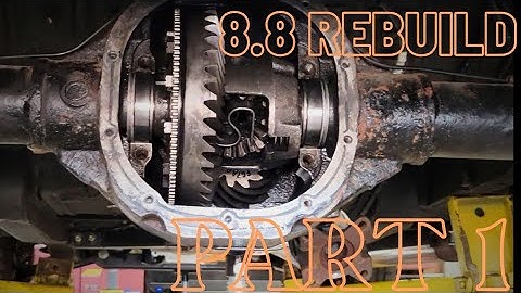 How to Rebuild 8.8 Rear Axle PART 1: Disassemble and Inspect