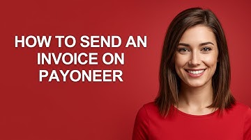 How To Send An Invoice On Payoneer - AshleyHowTo