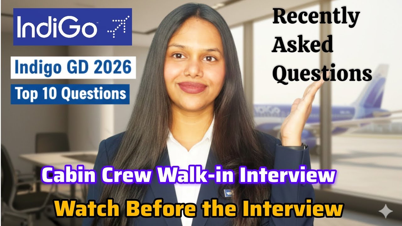 Group Discussion Topics by Indigo Airline 2026 | January Month Top 10 Questions | CABIN CREW WALK-IN