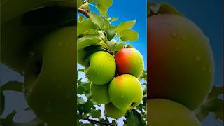 Ah Fresh fruits || Green Apple|| new status shorts youtubeshorts fruits apple tiktok new