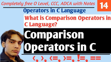 Comparison Operators in C Language - Hindi | Types of Operators in C Language | Hello DHIRENDRA