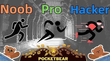 NOOB vs PRO vs HACKER - Temple Run: Idle Explorers | @PocketBear470