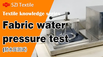 2021 Fabric water pressure test｜Water penetration Hydrostatic head (mm) | test ISO 811 60cm #shorts