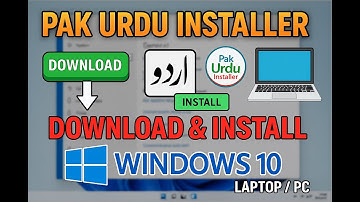 Install Pak Urdu Installer (Easiest Method)