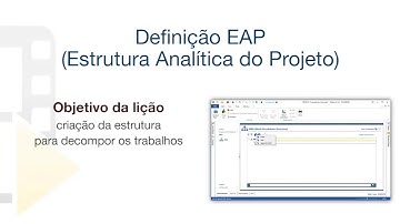 Vídeo Tutorial de PriMus - Definição WBS (Work Breakdown Structure) - ACCA software