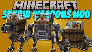 MOD COMPLETAMENTE INNECESARIO PARA TU MINECRAFT | Stupid Weapons mod 1.20.1