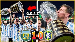 MESSI REMPORTE LA COPA AMERICA !! ???? ARGENTINE 1-0 BRÉSIL - DI MARIA DÉCISIF ????