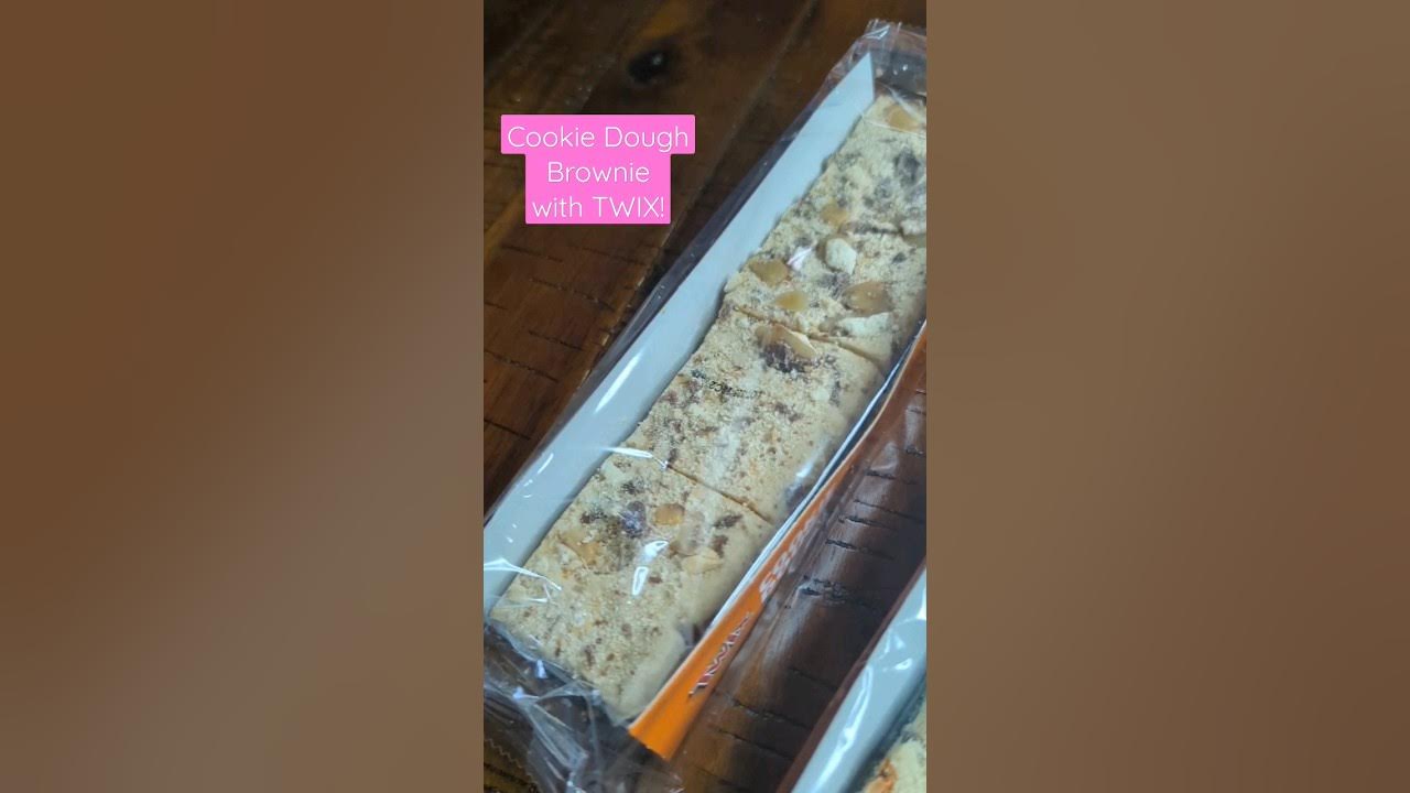 CRAZY! Cookie Dough Brownie with TWIX (Little Caesars) YouTube