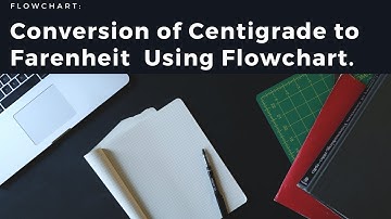 HOW TO CONVERT CENTIGRADE TO FARENHEIT USING FLOW CHART