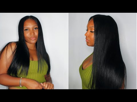 video about 120G Jet Black 1# Clip in Hair Extensions