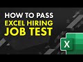 How To Pass ESkills.com Excel Assessment Test