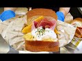 계란 가득 에그 샌드위치, 한끼 든든 베이컨 에그 샌드위치, 에그셀런트, Korean Best sandwich, Omelet sandwich, Korean street food