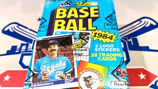 1984 FLEER CELLO BOX OPENING! (Throwback Thursday)