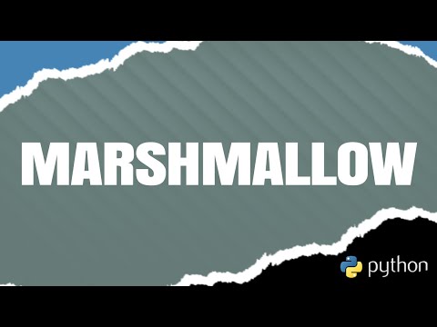 Intro To Marshmallow: A Python Object Serialization Library