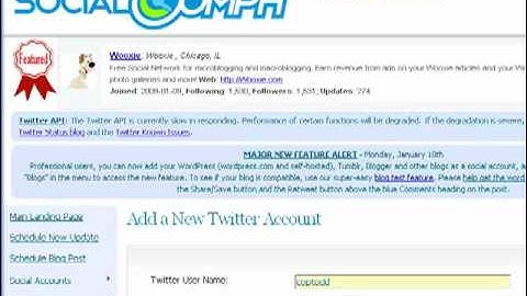 Automate Twitter Using Social Oomph