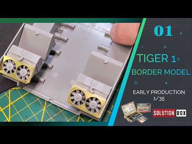 tigerarmy　オーダー制作 EP 1 # BUILDING STEP BY STEP / TIGER 1 EARLY PRODUCTION BORDER