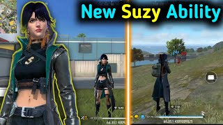 NEW SUZY CHARACTER ABILITY TEST || OB41 UPDATE - GARENA FREE FIRE