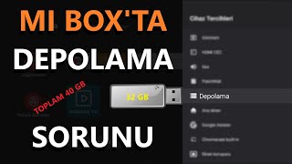 Mi Box Depolama Alanını Arttırıyoruz ? Tam 40 GB ?