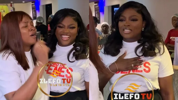 DON'T KNEEL DOWN FOR ME! ACTRESS FUNKE AKINDELE & OVERSABI FANS AT HER BEHIND THE SCENE CINEMA RUN 