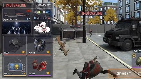 Modern Ops - 1 vs 1 Point Capture (London) Gameplay