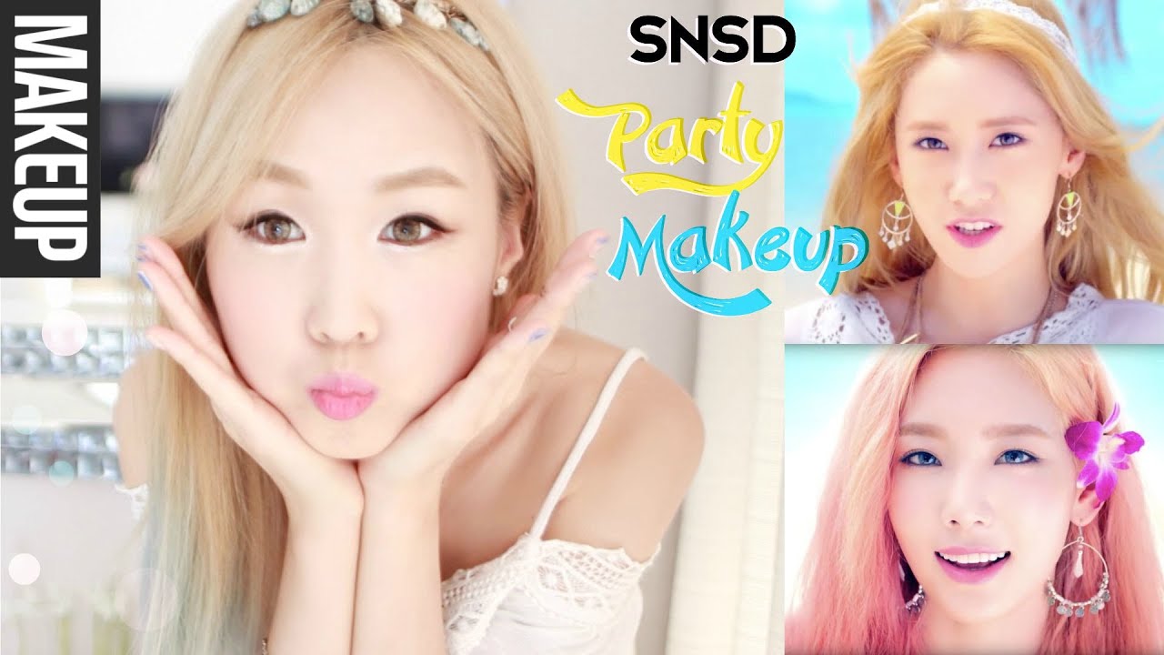 SNSD Taeyeon Yoonas Party Makeup