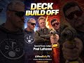 YouTuber VS Real Carpenter | Deck Build Off Poster