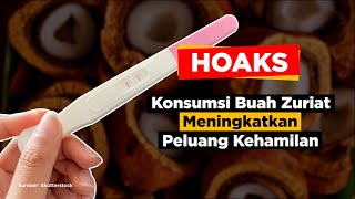 HOAKS! Konsumsi Buah Zuriat Meningkatkan Peluang Kehamilan