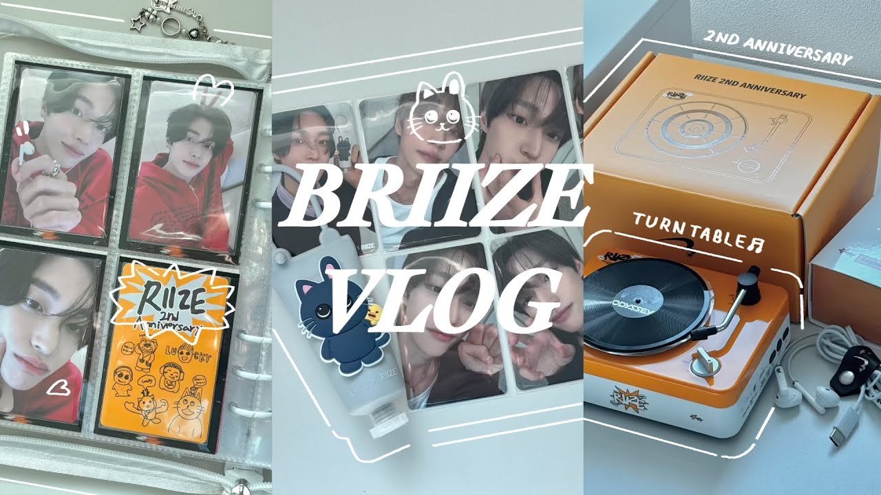 [ 브리즈 브이로그 ] 나 왔쇼 🦦 + FAME 컴백 기념 이벤트🧡 | 삔프 • 분철깡 • 바인더 정리 • 반택깡 • 택배깡 • 라이즈 2주년 엠디 • BRIIZE VLOG