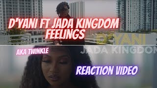 D'yani Ft Jada Kingdom - Feelings Remix Jammoo Tv Reaction Video