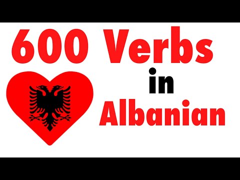 600 Verbs in Albanian for English Speakers  (two native speakers)