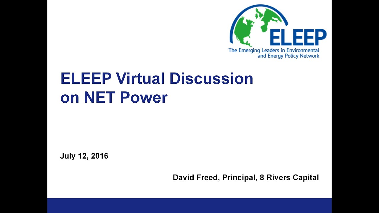 ELEEP Virtual Discussion with David Freed (8 Rivers Capital) on ...