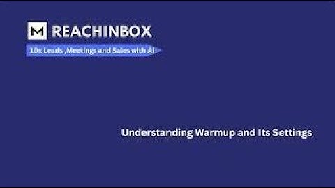 Master Email Warmup with ReachInbox.ai | Step-by-Step Guide to Boost Deliverability