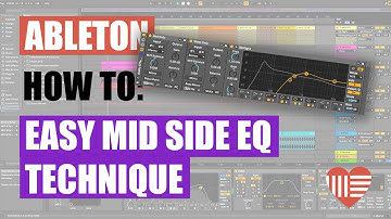 Simple Ableton Mid Side EQ Technique